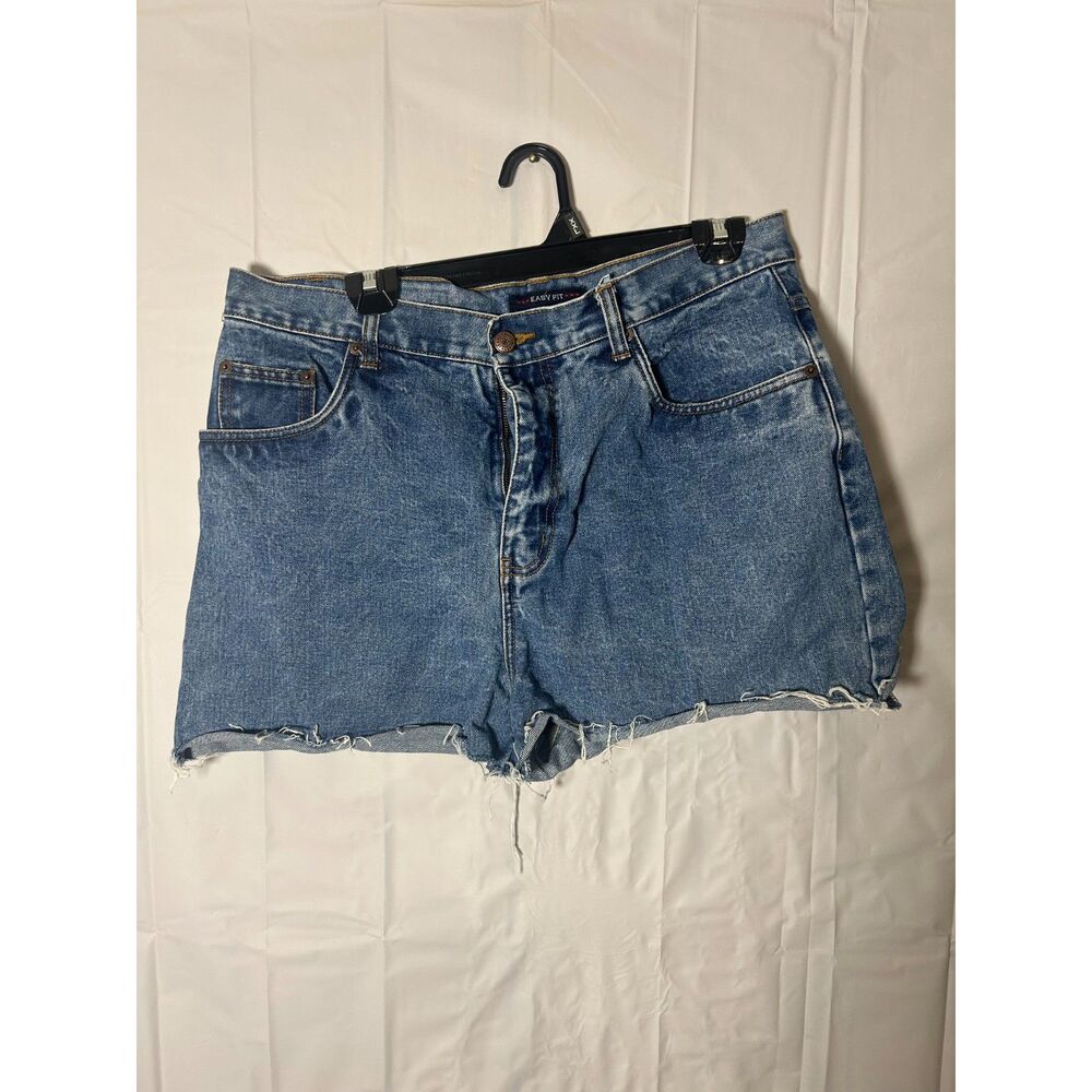 Vintage Bill Blass High Waisted Denim Cutoff Shorts Womens Size 14 Medium Wash